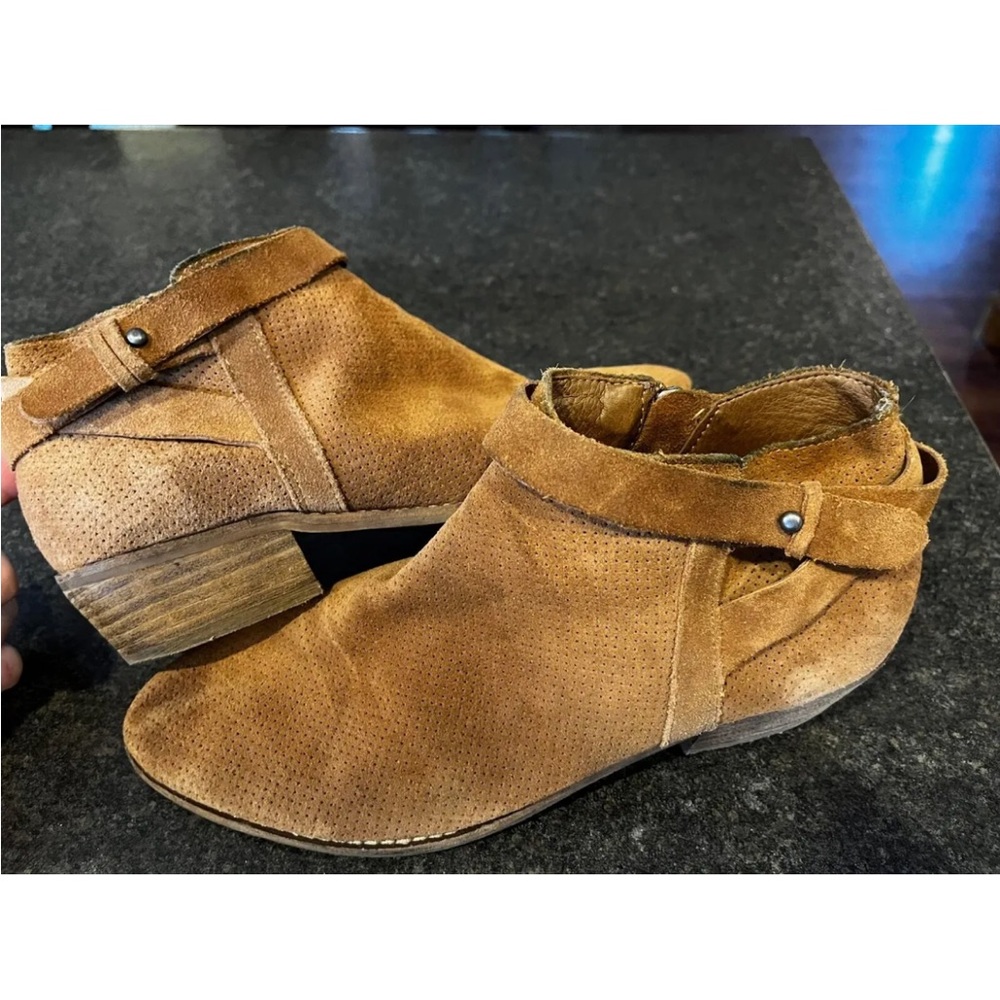 Dolce vita suede ankle booties